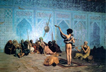 蛇使いアラブ ジャン・レオン・ジェローム Oil Paintings